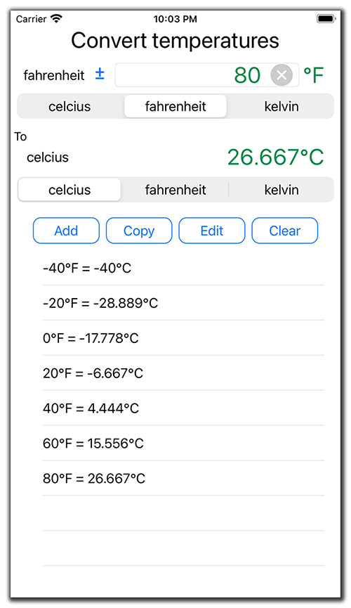 Temperatures on iPhone 8 Plus